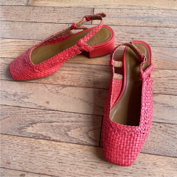 Sezane Noemie Heeled Pumps - Coral - Picture 3 of 3